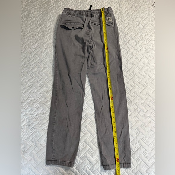 LIRX Gray Casual Pants, Men Size 30, Black Drawstring Waist High School Teen Boy - Picture 3 of 10